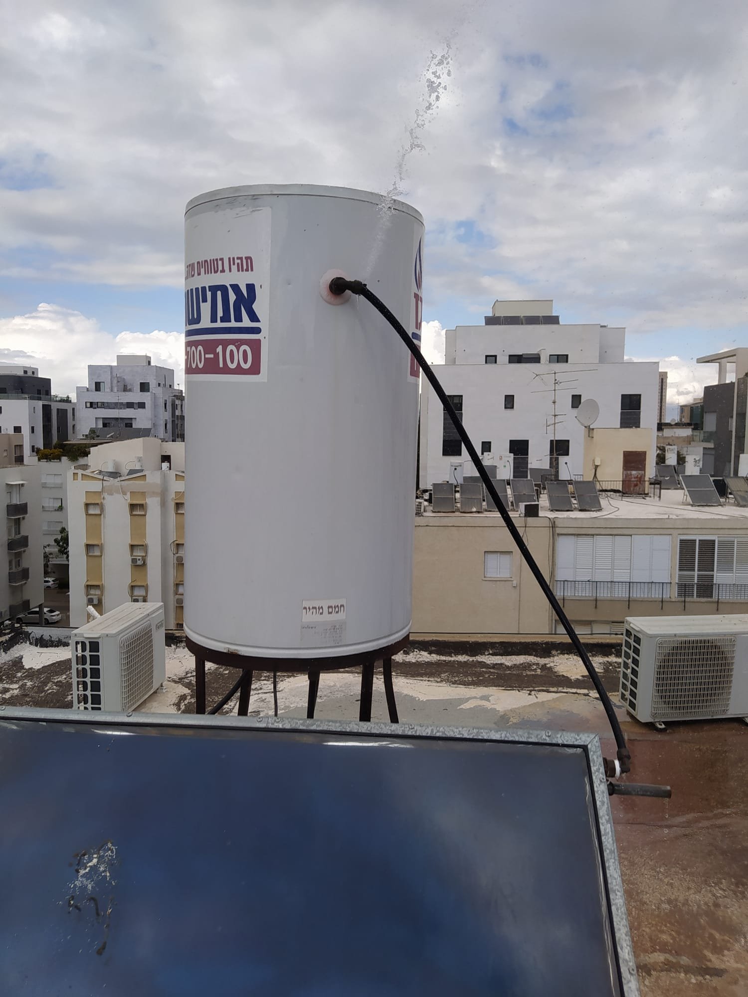 תיקון פיצוץ בצנרת הדוד